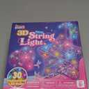 Klever Kits 3D String Art Kit for Kids, Light Up String Light Toy with 30 Multi-Colored LED Bulbs, Arts and Crafts Set, Birthday Gifts for Girls and Boys Ages 8+