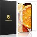 UNBREAKcable 2 Pack for iPhone 16 Pro Max Screen Protector, AR Anti Reflection 9H+ Tempered Glass, Anti-Glare, Enhanced Clarity, Anti-Blue Light, Polishing Cloth Included