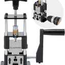 Wire Stripper Machine, Drill-Powered/Manual Two-In-One Wire Stripper Tool, Wire Stripping for 0.06"-1"(1.5~25 mm) Scrap Wire, Wire Stripping Tool for DIY Cable Copper (Black)