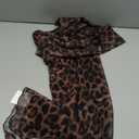 Milumia Women's Leopard Print Mini Dress Y2k Bell Long Sleeve Cheetah Short Dresses Going Out Party Clubbing Outfits Size S