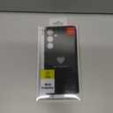 for Samsung Galaxy S24 Case, Design Pattern Slim Stylish Drop Proof Protective for Galaxy S24 Phone Cover 6.2 inch, Love Black