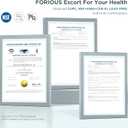 FORIOUS Black Kitchen Faucet with Pull Down Sprayer, High Arc Single Handle Classic Stainless Steel Sink Faucet 1 or 3 Hole, Suitable for Farmhouse Camper Laundry Rv Bar