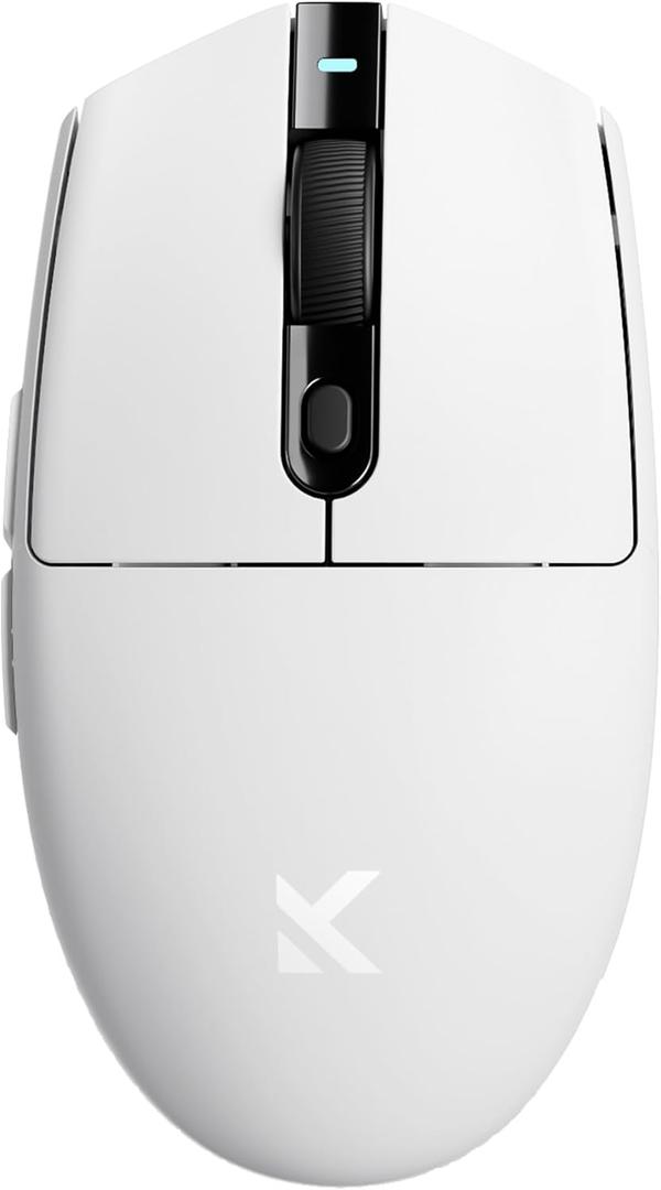 G3 Ultra Wireless Gaming Mouse, Symmetrical, 26K DPI, Tri-Mode Connection, Wireless/Wired 8K Polling, 64g Weight, 130 Hours Battery Life (White)