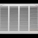 HVAC Premium 22 x 16 Duct Opening Steel Return Air Filter Grille, for 1-inch Filter, Removable Door, Flat Stamped HVAC Vent Cover Grille, Outer Dimensions 24.5 x 18.5