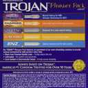 2 x Trojan Pleasure Pack Lubricated Condoms Variety Pack (80 Condoms)
