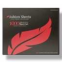 Ashton Sheets Premium 1000 Thread Count Egyptian Cotton Twin XL Fitted Sheet Only  22" Deep Pocket Twin XL Fitted Sheet, Easy Snug Fit, Soft Sateen Weave, Extra Long Staple Cotton XL Twin  White
