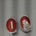 6 Pack Football Bowls Ceramic Football Shaped Dip Bowl 3.15 Inch Small Serving Tray Appetizer Serving Dishes for Tailgate Dinner Sport Event Chip and Dip Sports Game Birthday Party Decoration