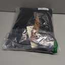 JMIERR Men's Cable Knit Pullover Sweater Casual Long Sleeve Stand Collar Button Knitted Sweaters (Large, 0 Black)