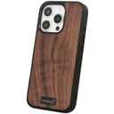 for iPhone 16 Pro Magnetic Wood Case. Unique & Classy Shockproof Protective Cover. Compatible with MagSafe Magnetic Charging. (Walnut Wood, iPhone 16 Pro(6.3"))