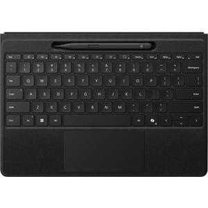 Microsoft Surface Pro Flex Keyboard with Slim Pen Bundle, 2-in-1 Alcantara Keyboard for Surface Pro Copilot+ (11th Edition), Pro 9 and 8, Windows 11 Copilot+ PC, Black