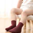 JAKIDAR 12 Pack Baby Toddler Socks Non Slip Grip Cotton Crew Socks for Boys Girls Infants Kids, 6-12M