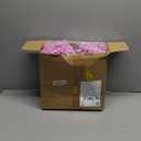 Yunsailing 100 Pcs Artificial Hydrangea Flowers Hydrangea Flower Heads with Stems Silk Faux Hydrangea Flowers for Wedding Centerpiece Fake Bouquet Home Indoor Garden Party Decoration (Pink Purple)