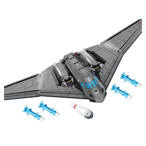 Kimi Angel  B-2 Stealth Bomber Building Toys Airplane Building Blocks Set, Bomber Plane Model Kits Military Brick Toys Ideal Gift for Kids and Adults