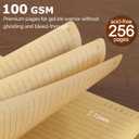 Gifts for Him, Journal for Men, Vintage Leather Diary for Writing, A5 256 Kraft Pages College Ruled Notebook, Personal Planner Organizer Gift Set (Black Set)