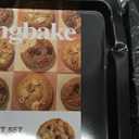 HONGBAKE Ceramic Baking Sheet Pan Set, Cookie Sheet for Oven, Bakeware Sets with Wider Grips, 3 Pack Half/Jelly Roll/Quarter Baking Tray, Premium, Dishwasher Safe - Dark Grey