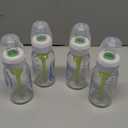 Dr. Brown's Anti-Colic Options+ Narrow Glass Baby Bottle with Level 1 Slow Flow Nipple, BPA-Free, 4 oz/120mL, 4-Pack