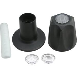 LASCO 01-9141OB Handle with Index Button Indicators Flange and Nipple for Price-Pfister Verve, Large, Oil Rubbed Bronze