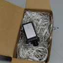 Joomer Christmas Net Lights - 12FT x 5FT 360 LED Plug-in Mesh Lights, Waterproof with 8 Modes, Timer, Connectable for Bushes, Trees, Garden, Outdoor Christmas Decor (Clear Wire, Warm White)