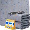 Sunheir Washable Pee Pads for Dogs - 2-Pack Thick Heavy-Absorbency Reusable Pee Pads Prevent Leakage Non-Slip, Waterproof Pet Training Pads for Puppy Playpen, Crate, Whelping Box, Potty Training