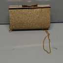 Evening Clutch Bag Cocktail Prom Sparkly Rhinestone Crystal Bride and Bridesmaid Wedding Party Formal Purses for Women (Gold)