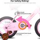 JOYSTAR Vintage Kids Bike with Training Wheels & Basket, 12 14 16 Inch Girls Bike for 2-7 Years Old, Toddler Bikes, Multiple Colors