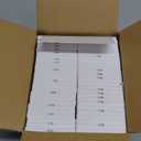 (50 Pack) BESTTEN USWP6 Matte Snow White Screwless Wall Plate, 1 Gang Switch Plate, Decorator Receptacle Outlet Cover, H4.69 x W2.91