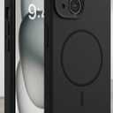 Compatible with iPhone 15 Case, [Soft Anti-Scratch Microfiber Lining], Liquid Silicone Case Gel Rubber Shockproof Drop Protection Phone Case for iPhone 15