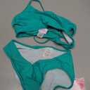 Kanu Surf Girls' Coral Reef Beach Sport Wrap Around Bikini 2-Piece Swimsuit (Blue, S)