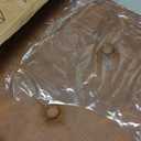 SONGMICS Mazie Collection - 43 Inches Folding Storage Ottoman Bench, Ottoman with Storage, Foot Rest Stool, Load 660 lb, Living Room, Bedroom, Entryway, Synthetic Leather, Coffee Brown ULSF070K01