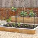 6 Panels Chicken Wire Plant Protectors, 14.26ft(L) x 24in(H) Plant Protectors from Animals, Raised Garden Bed Fencing, Garden Protection Bunny Barricades from Chicken Squirrels for Vegetables