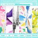 Mixed Media Paper 60 Sheets, 9 X 12 Inches 140 LB/300 GSM Heavyweight Cotton Paper Smooth/Medium Rough Texture Art Paper for Watercolor, Gouache, Marker, Painting, Drawing, Sketching