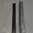 4 Pack Front-to-Back File Drawer Rails for Hanging File Cabinet Drawer Inside Bar Rails Cabinet Parts (Black)