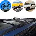 Black Roof Rack Cross Bars fit for Ford Explorer 2020-2024 2025 XLT,Limited,ST Accessories Cargo Carrier Bag Luggage Kayak Canoe Bike Snowboard Skiboard