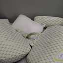 Pregnancy Pillow for Pregnant Women  Comfortable Maternity Pillow for Side Sleepers, Supports Back, Belly, HIPS, and Legs, with Removable & Adjustable Cover (Green, Plus)