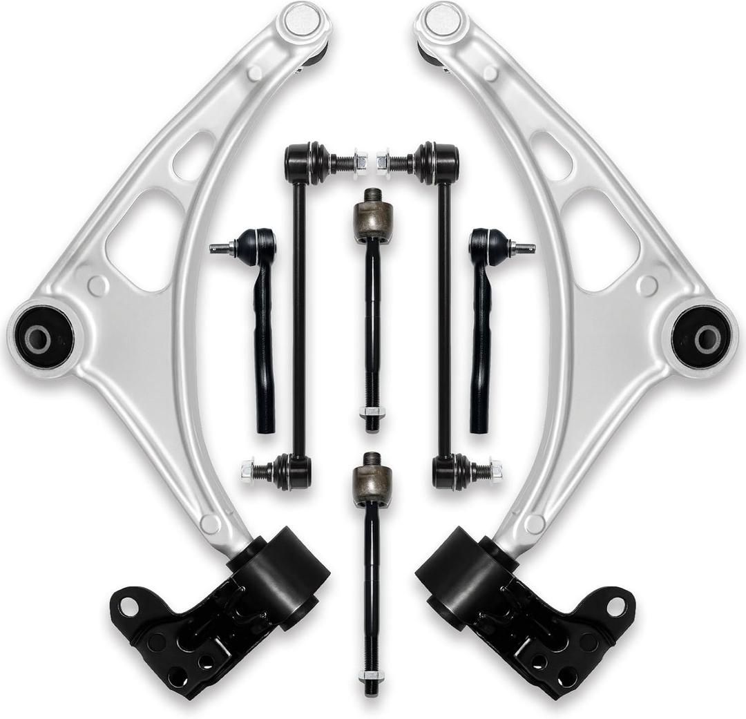 8Pcs Front Lower Control Arm Suspension Kit for Acura 2014-2020 MDX, for Honda 2019-2021 Passport, 2016-2021 Pilot, 2017-2021 Ridgeline, K623548 K623549 K750678 K750679 ES801204/05 EV801341