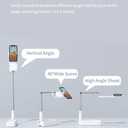 Viozon Extendable Selfie Stand 360 Rotation with Phone Holder, Rechargeable Wireless Foldable 7 Brightness LED Light for Live Streaming/YouTube/Tiktok/Video Recording/Photography/Reading (V6W)