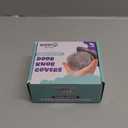 Child Safety Door Knob Cover (4 Pack) Hard-to-Remove Dual-Lock Door Handle Covers for Kids - Reusable Baby Proof Door Knob Locks - Installs Easily, No Tools Needed (Transparent)