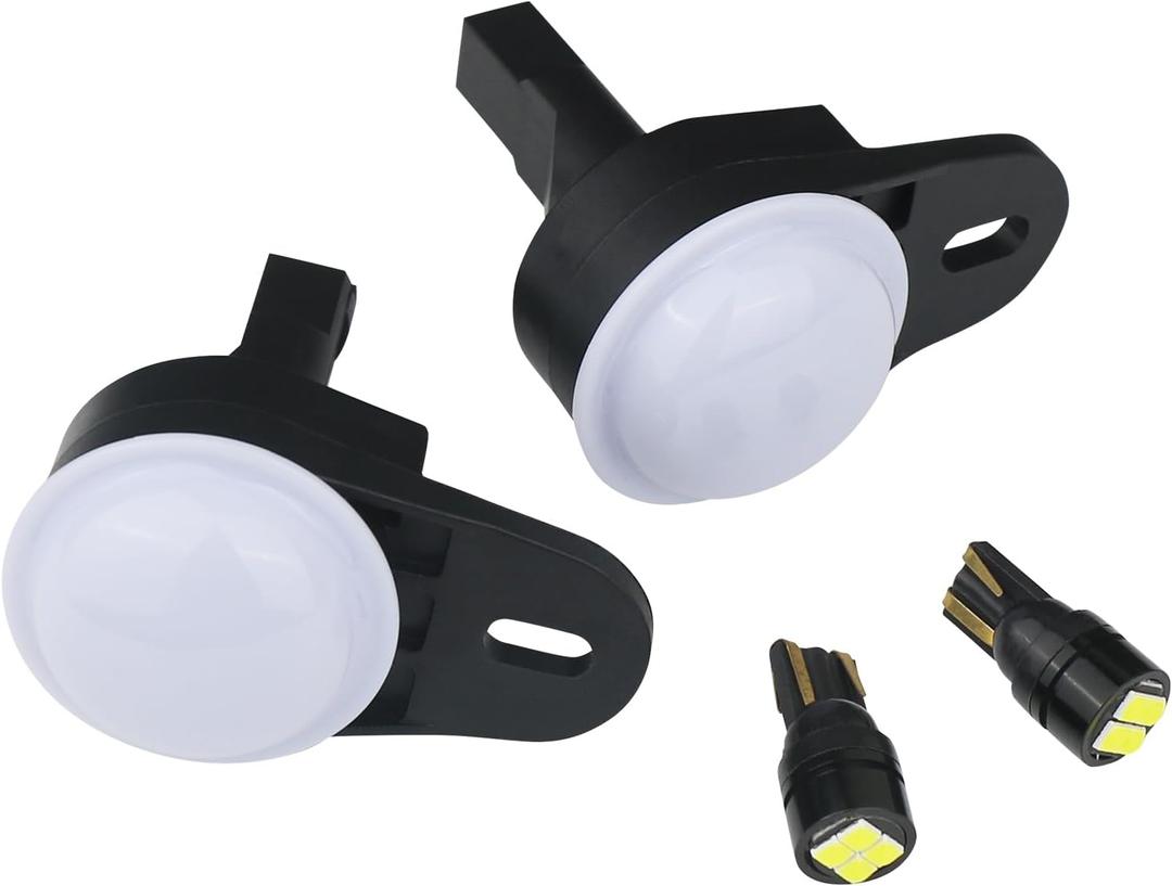 APPERFiT LED Footwell Courtesy Lights under Dash for Interior Floor Board 68395784AA Compatible with Dodge Ram 1500 2500 3500, Jeep Wrangler Grand Cherokee Interior Accessories Parts 2pcs