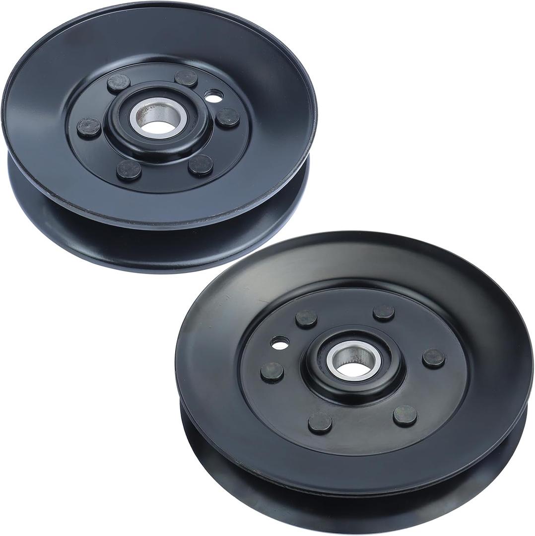 1-633166 Pulley-Idler Exmark with 1-603805 Pulley-Idler Exmark Replaces 1633166, 633166, 1 603805, 603805, 99-4638 for Exmark Lazer Z 60 inch Z255, Z257, Z500, Z555, Z557 Mowers