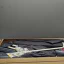 5 in 1 Baby Crib,Bedside Sleeper Bassinet,Pack and Play with Bassinet and Changing Table,Portable Travel Playpen Music Box,Portable Travel Crib for Infant Newborn (Black Gray)