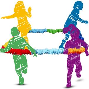 Jecery Cooperative Stretchy Band Carnival Games Elastic Fleece Tug of War Rope Sack Race Bags Legged Race Bands for Stretchy Band Music Activities Field Day Kids Adult Games (12 ft)