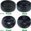 2 Pack 734-04155 Deck Wheel Kit with 734-0973 Deck Wheel Replace 734-04155 73404155, 734-0973 41434 7340973 for Cub Cadet GT1054 LGT1054 LTX1040 LTX1045 LTX1040 LTX1050KW LTX1046M Tractors