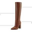 Marc Fisher LTD Women's Lannie Wide Calf (Brown)  Size 7 