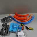 Toy Car Race Track Set for Boys Kids Age 3-5 4-7, Race Tracks with 4 Crash Zones and 1:64 Scale High-Speed Slot Cars, Christmas Halloween Birthday Gifts Toys for Toddlers Boys 4-8 8-12 Years