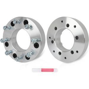 ECCPP 2PCS 6x5.5 to 8x6.5 Wheel Adapters Conversion 2"inch 6 Lug for Chevrolet Silverado 1500 1999-2023 || for Chevrolet Suburban 2015-2021(8x6.5 Wheels)