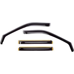 WeatherTech Custom Fit Side Window Deflectors for Ford Explorer - (82565), Front & Rear Set - Dark Tint