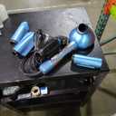 StyleSwitch Ionic Multi-Styler, Air Styler and Hair Dryer, Lightweight Hot Air Brush with 5 Attachments, Automatic Dual Voltage (Blue)