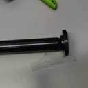 Ivilon Tension Curtain Rod - Spring Tension Rod for Windows or Shower, 24 to 36 Inch. Black
