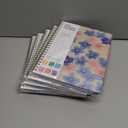 5 x 2026 Planner, Weekly and Monthly Calendar Planner Book, Jan 2026 - Dec 2026, Planning Agenda for Desk Accessories and School Supplies - A5 (6.3'' x 8.5'') (Blue Flower)