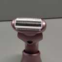 Cordless Electric Razors for Women: Rechargeable Painless Bikini Trimmer for Body Hair - IPX7 Waterproof Shaver with LED Display for Face/Underarm/Leg Blush Pink